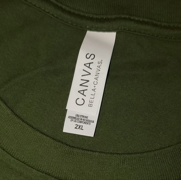 New DIRTY HIPPIE green Oversized Womens Tee XXL 2XL - Picture 4 of 5